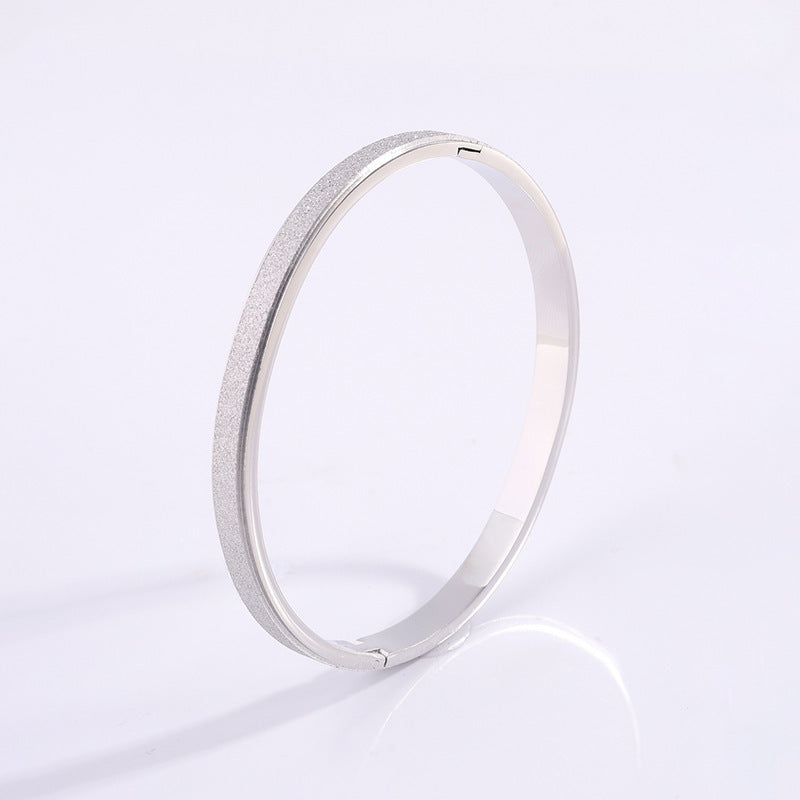 Fade-Resistant Titanium Steel Bracelet with Starry Alluvial Gold Plating – Elegant & Long-Lasting