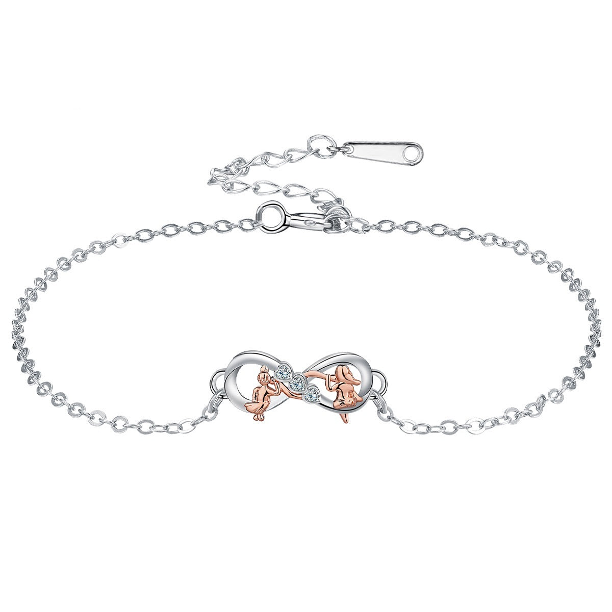 European And American Love Unlimited Symbol Ornament Bracelet Sister Ladybro Bracelet Female